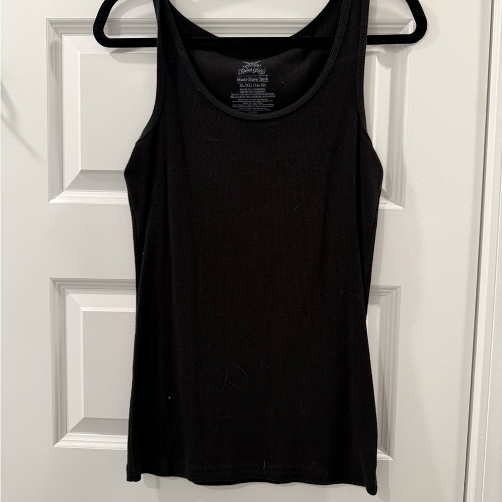 Faded Glory Black Tank Top